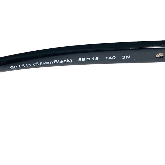 Coach HC7056Q L127 Sunglasses Silver/Black / Case - Picture 7 of 15